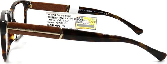 Gọng kính Burberry B2149F