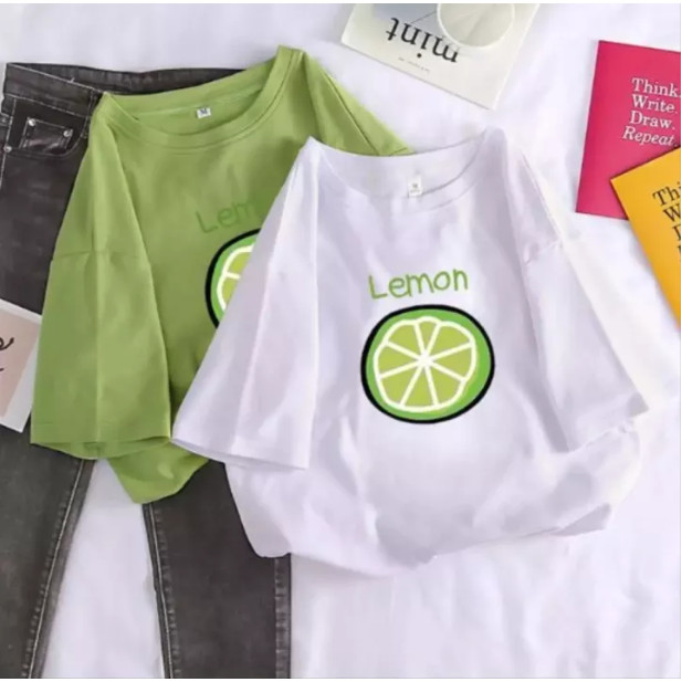 Áo Thun tay lỡ cho cả Nam và Nữ đẹp! Hình LEMON