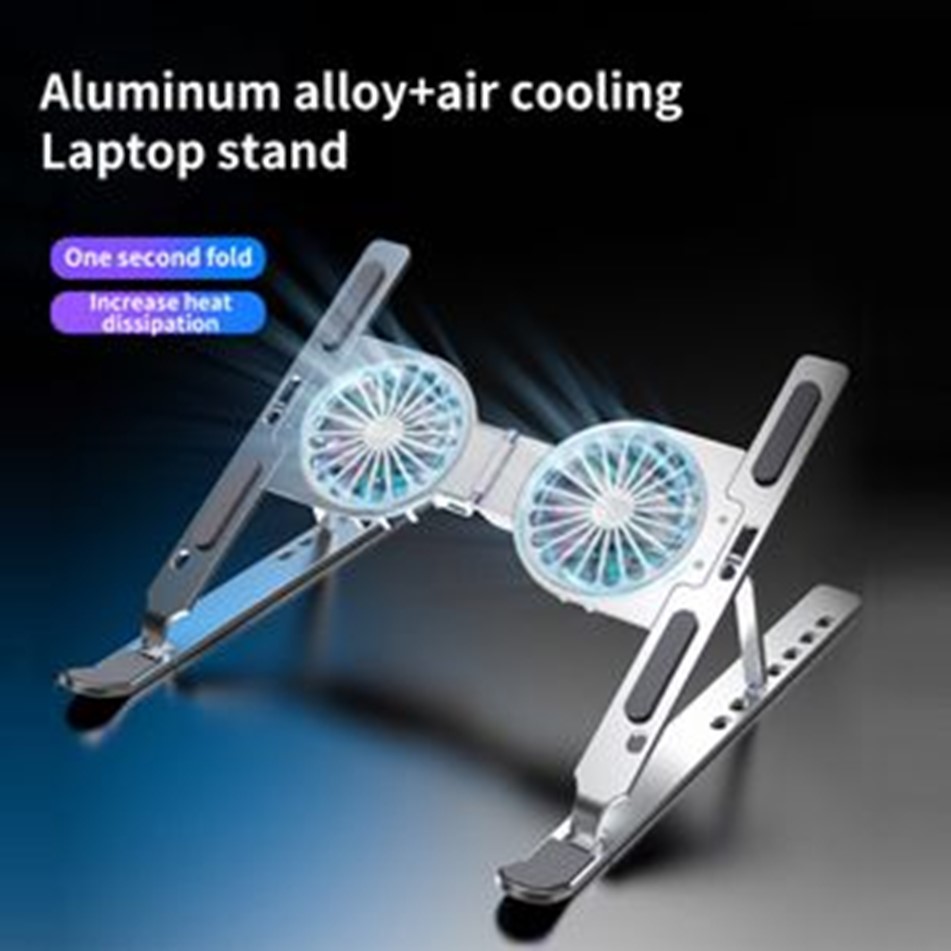 Đế máy tính xách tay có thể gắp gọn Cooling Pad, giá đỡ máy tính bảng/Laptop