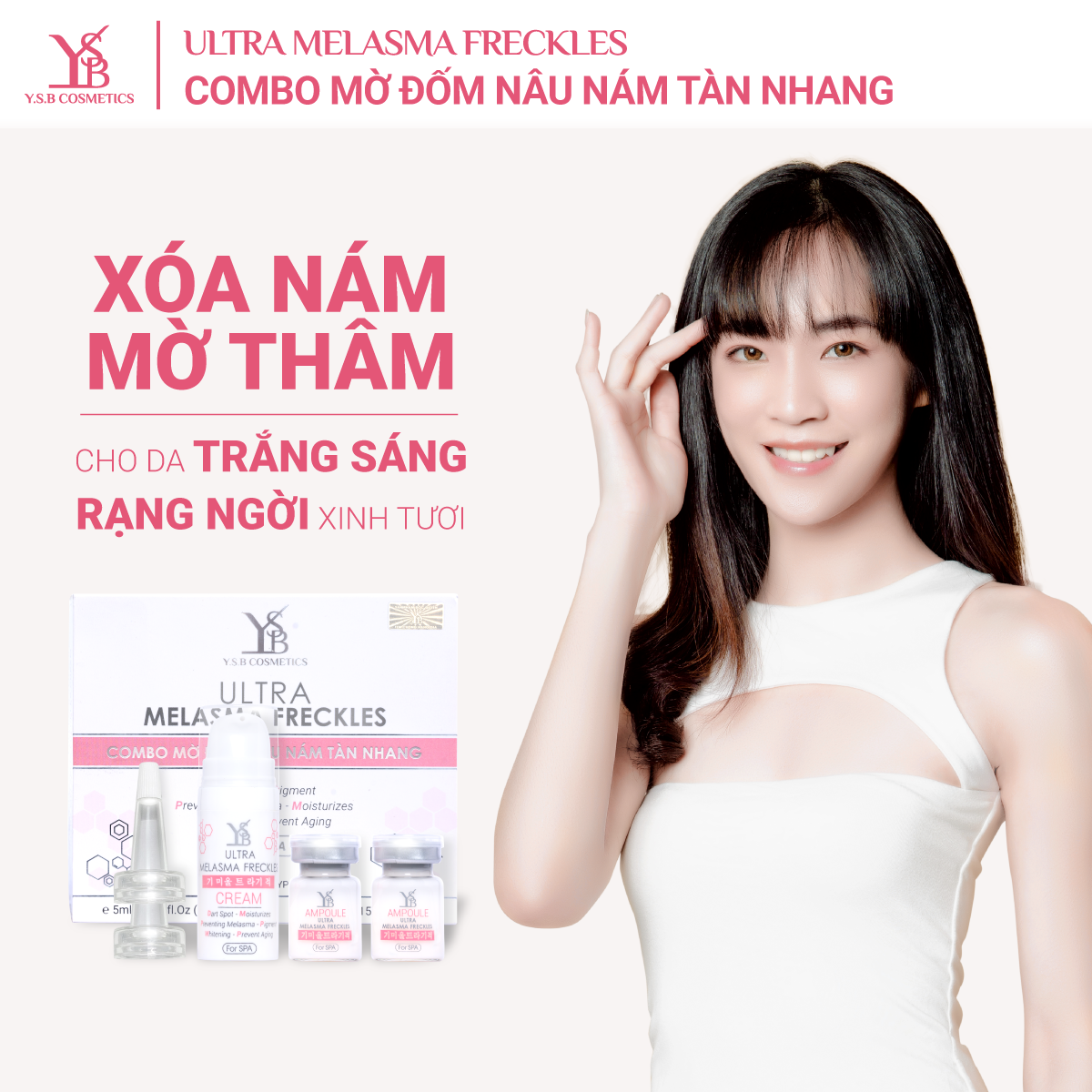 Combo ngừa nám ULTRA MELASMA FRECKLES