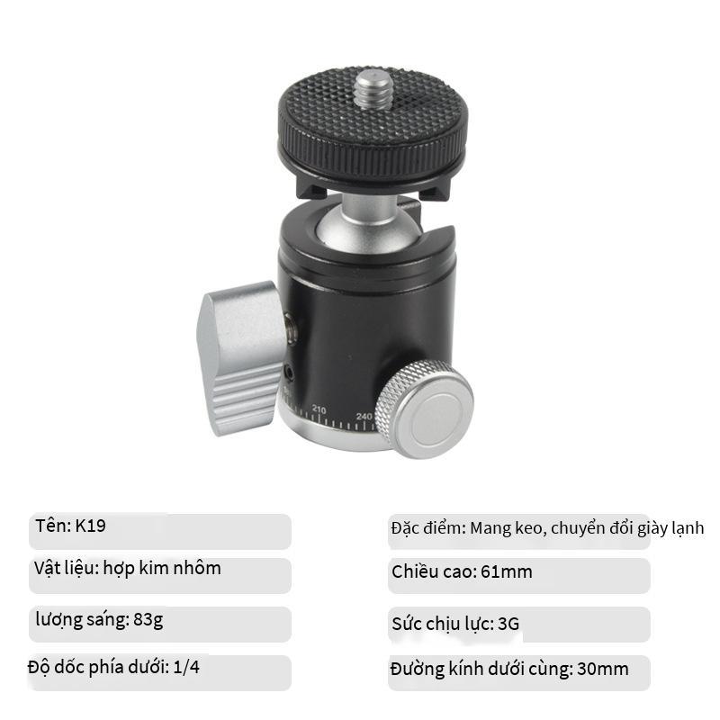 Thuận lợi nhất máy ảnh Beixin SLR hình cầu gimbal nhỏ điện thoại di động khung phát sóng trực tiếp gimbal mini gậy selfie xoay đa năng gimbal