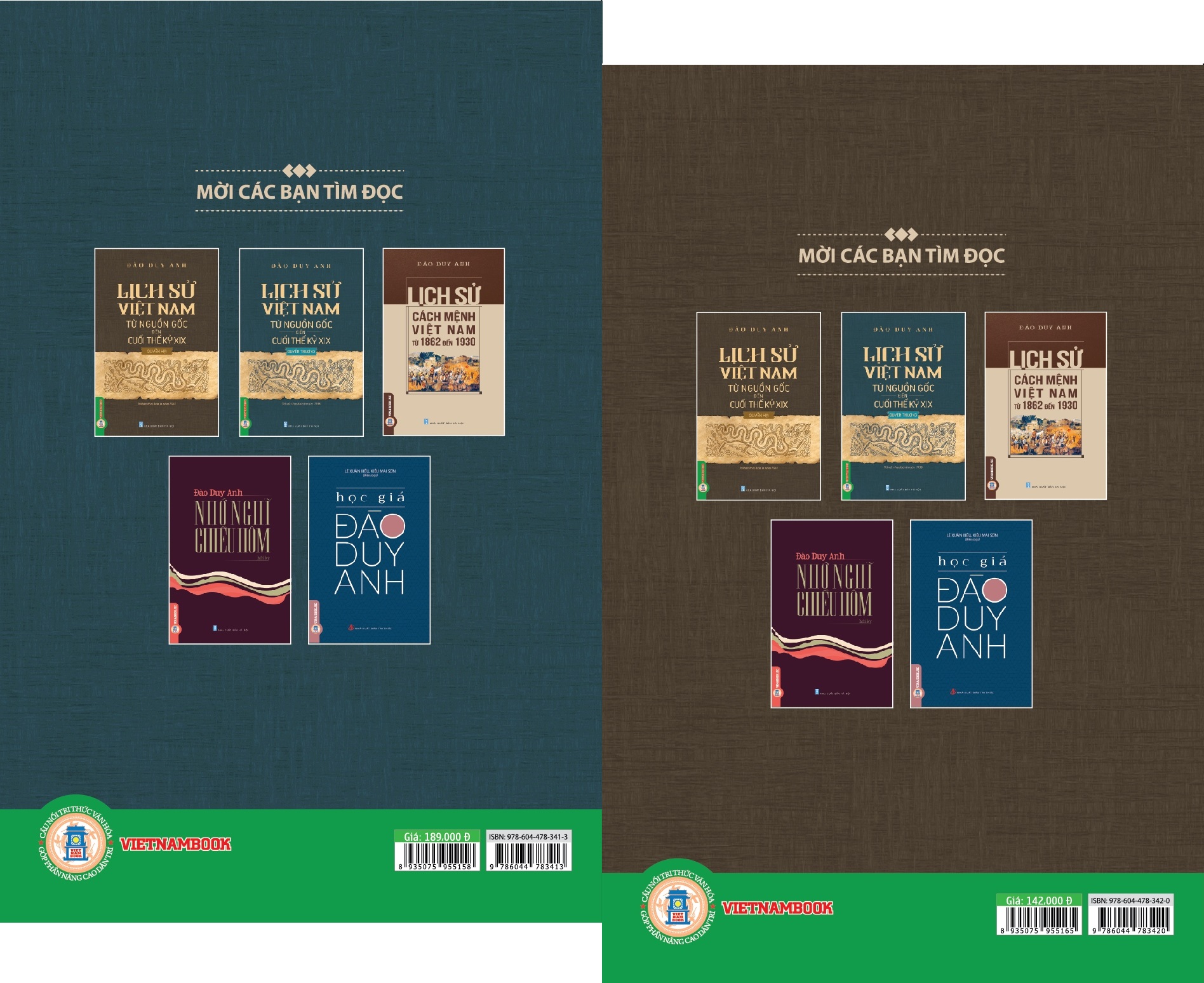 Combo Lịch Sử Việt Nam Từ Nguồn Gốc Đến Cuối Thế Kỷ XIX : Quyển Thượng + Quyển Hạ