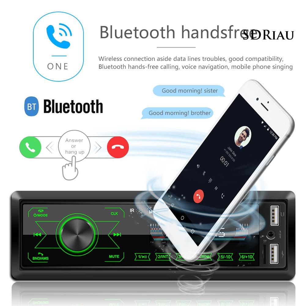 Máy Nghe Nhạc MP3 Bluetooth 1 Din Tiện Dụng Kèm Phụ Kiện Cho Xe Hơi