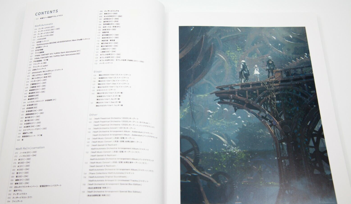 Nier Art Kazuma Koda Art Book