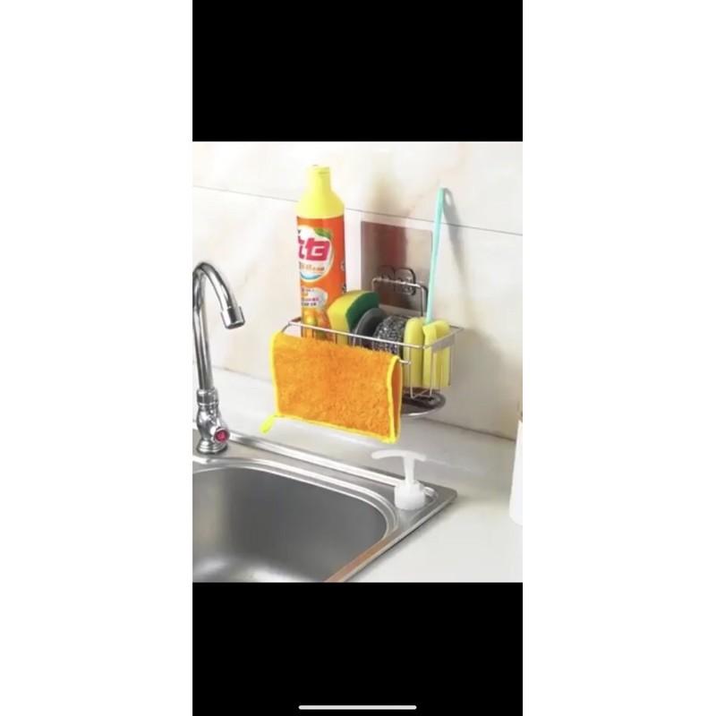 Giá kệ để rẻ rửa bát inox có khay hứng nước