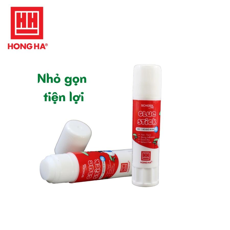 Combo giấy thủ công Hồng Hà (7 màu + 12 màu) và 1 Hồ khô Oringa (3485+3363+3501)