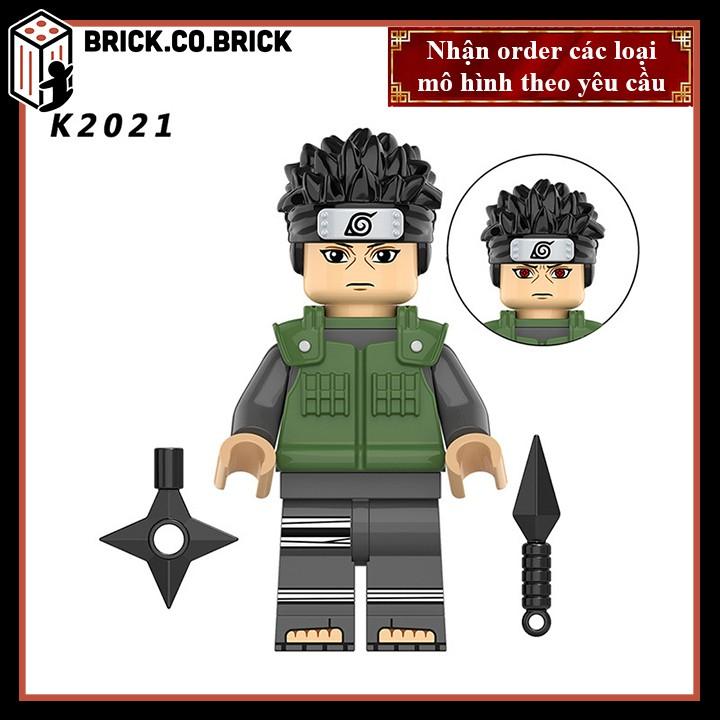 Đồ Chơi Lắp Ráp Mô Hình ninja shinobi Kisame Might Guy Ebisu Phim Truyện Anime kèm Phụ kiện Kurenai KDL804