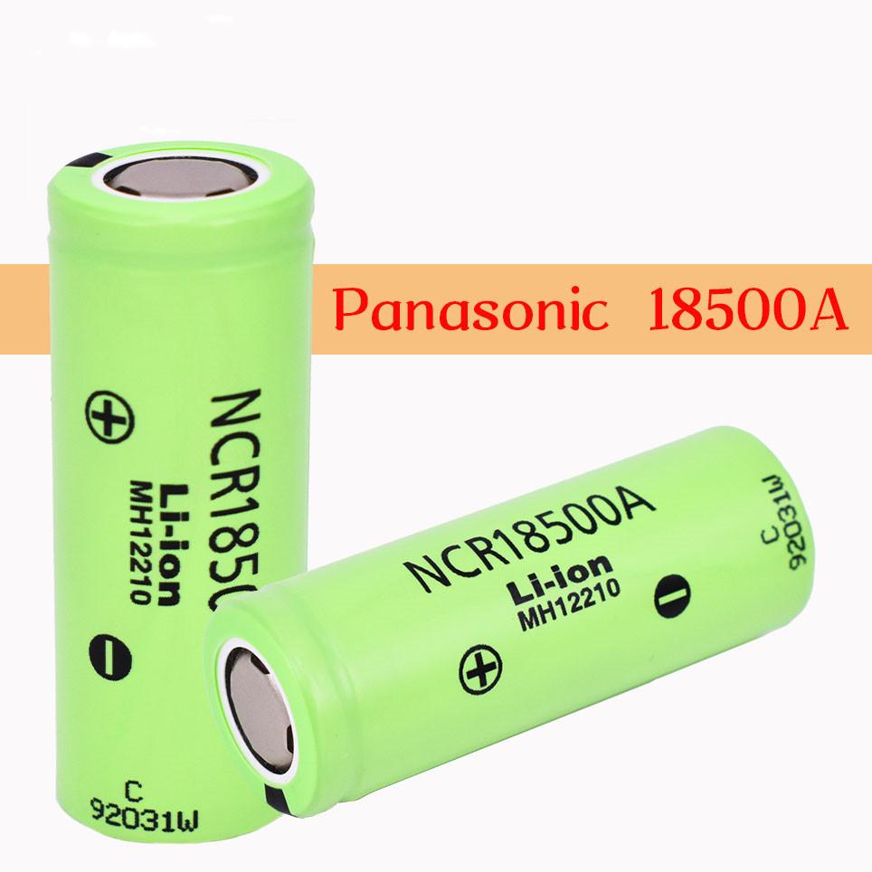 100% Nguyên Bản 3.7V 18500 2040Mah Pin Lithium Ion Cho Panasonic NCR18500A 3.6V Cho Đồ Chơi Đèn Pin Đèn Pin V. V. Điện Áp Danh Định: 3.7V