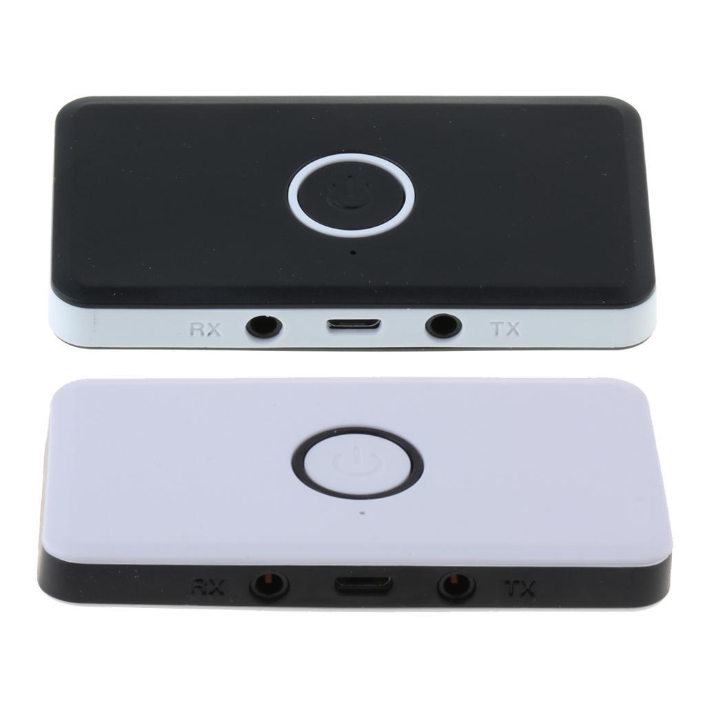 2 in 1 Audio Adapter Transmitter/Receiver with Micro USB Black