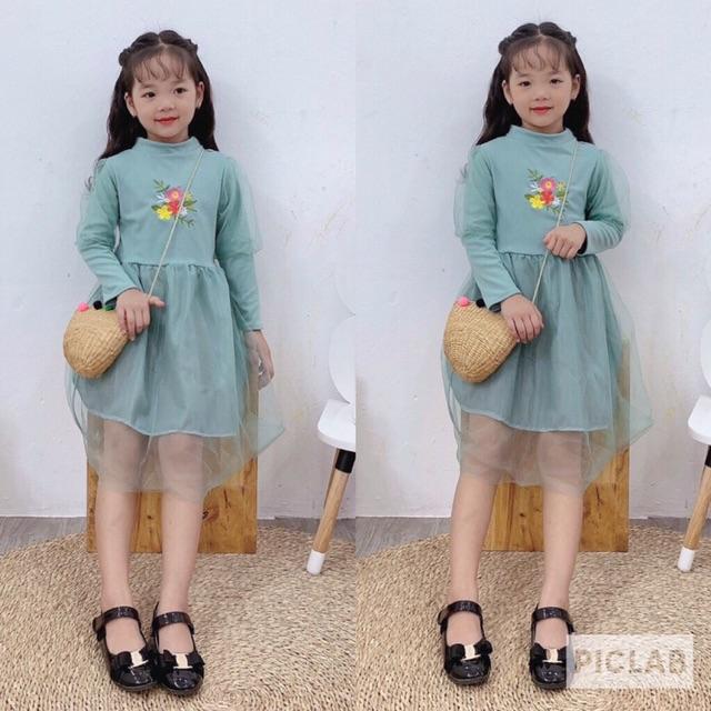 VÁY HOA CHO BÉ ĐIỆU ĐÀ NGÀY TẾT