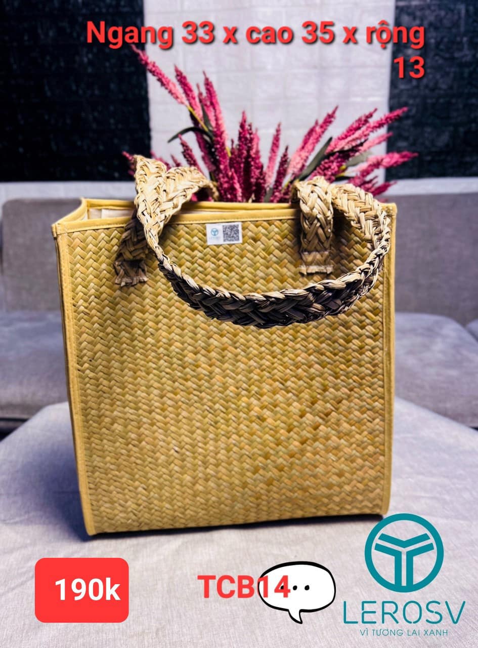TÚI CỎ BÀNG THỜI TRANG CAO CẤP LEROSV ECO