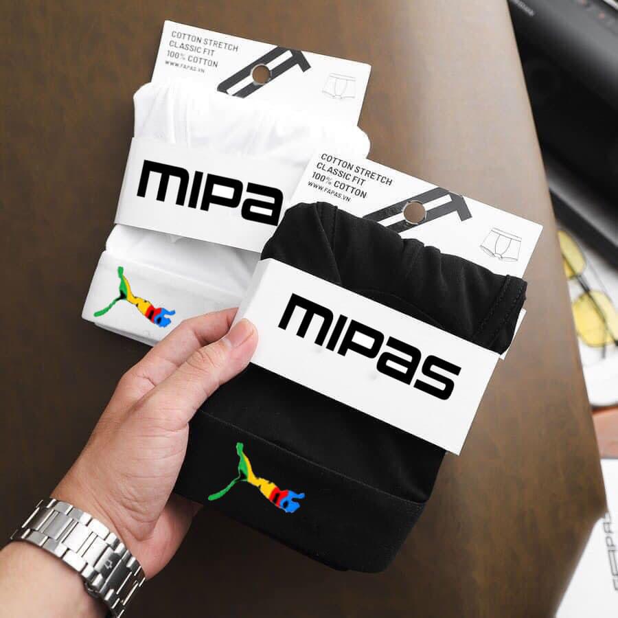 Quần Lót Nam Boxer Thun Lạnh Mipass - Thun lụa co giãn, dai, thoáng mát, thấm hút mồ hôi tốt S119