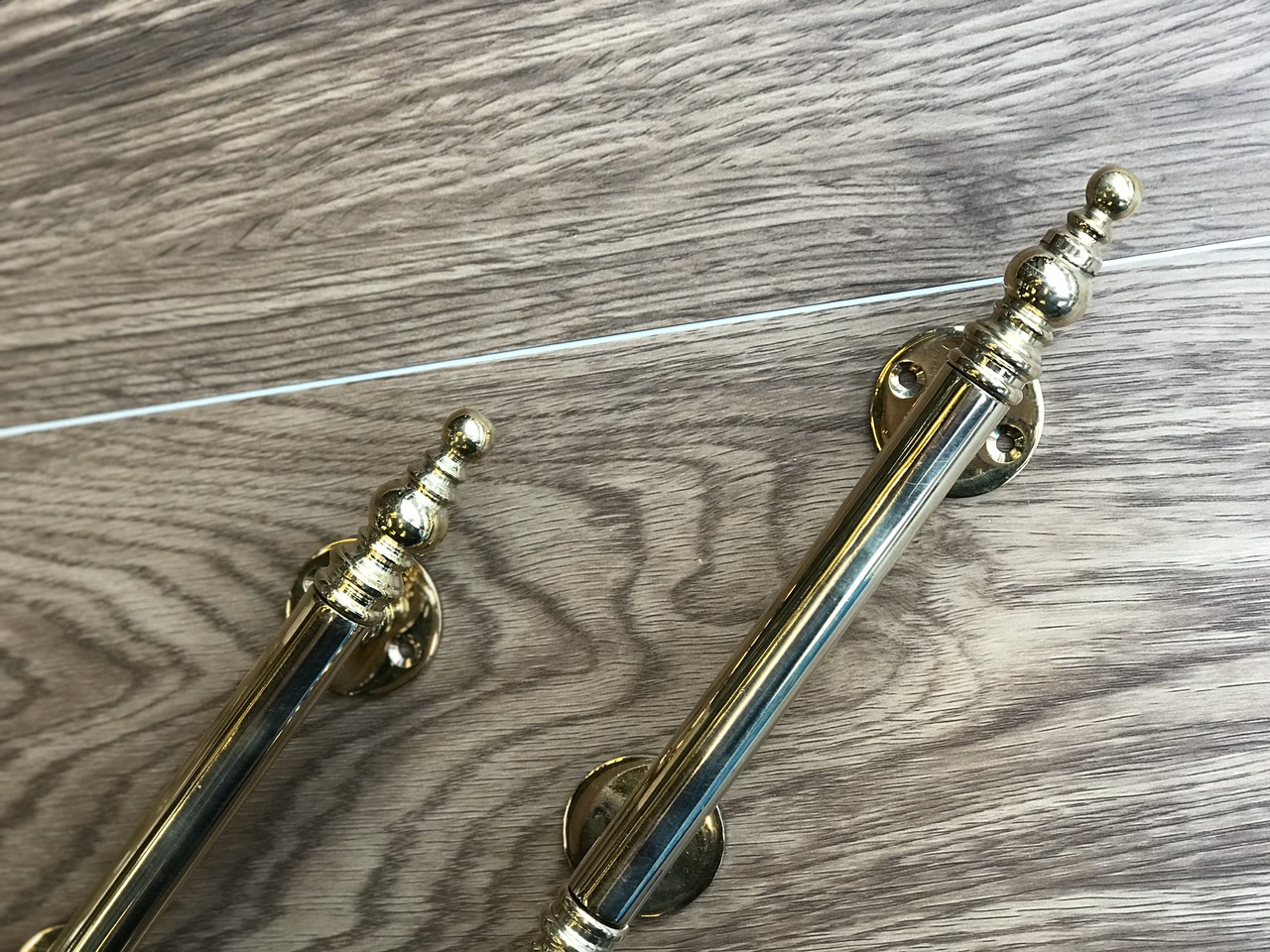 Bộ hai tay nắm cửa gỗ, tủ gỗ bằng chất liệu đồng đúc đặc ĐB 22cm