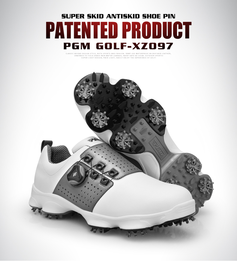 Giày Golf Nam - PGM Men Microfibre Golf Shoes - XZ097