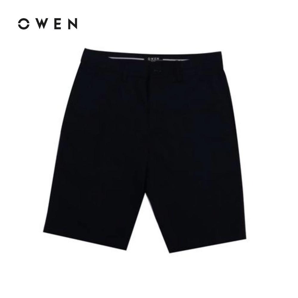 Short Kaki Owen Cotton màu Đen Slimfit - SK22115