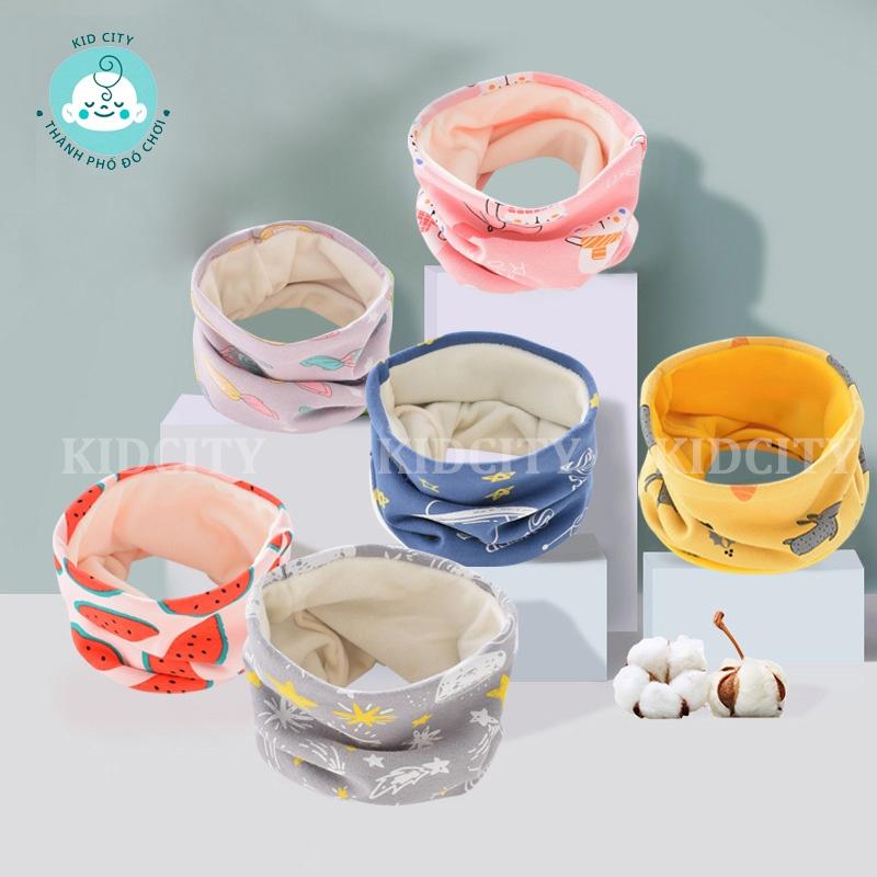 Khăn Ống Cotton Đa Năng Pha Nhung Siêu Mềm Mịn Thời Trang Cho Bé