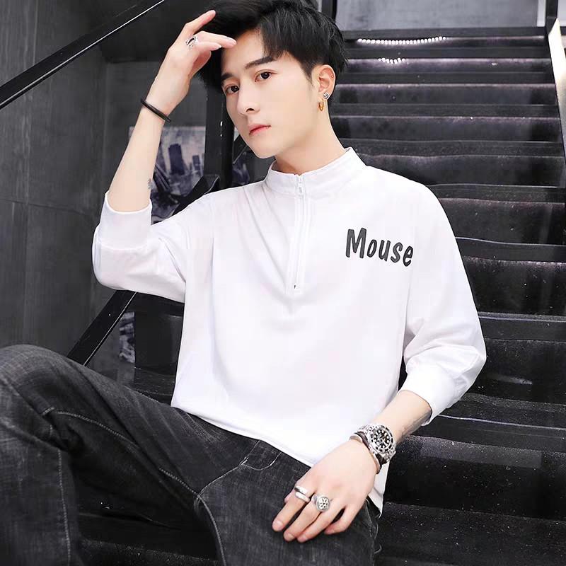Áo cánh dơi Nam Nữ họa tiết hoạt hình chất vải cotton cao cấp có kéo khóa ở cổ hợp xu hướng thời trang