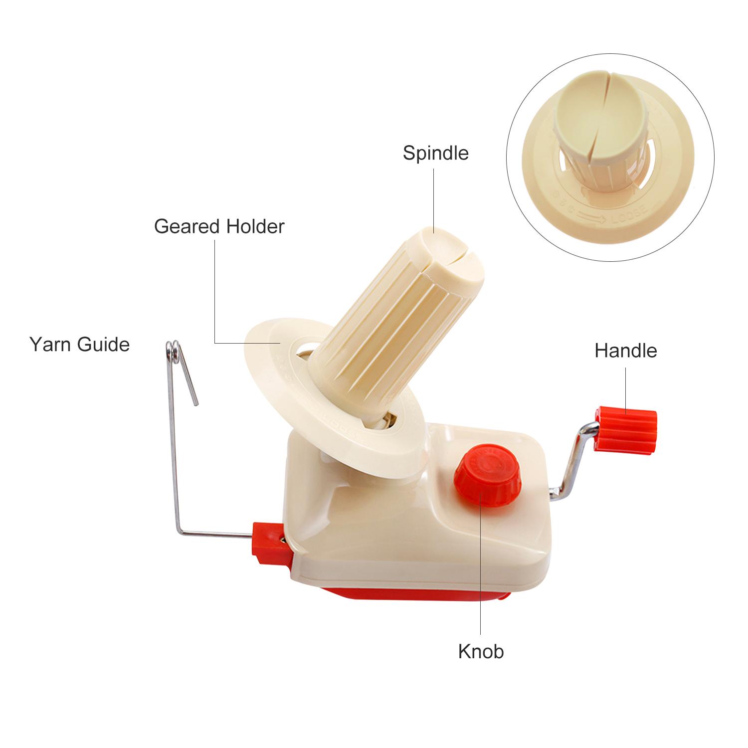 Máy cuộn len Thủ công bằng tay Nhẹ, tiếng ồn thấp, thuận tiện và di động.