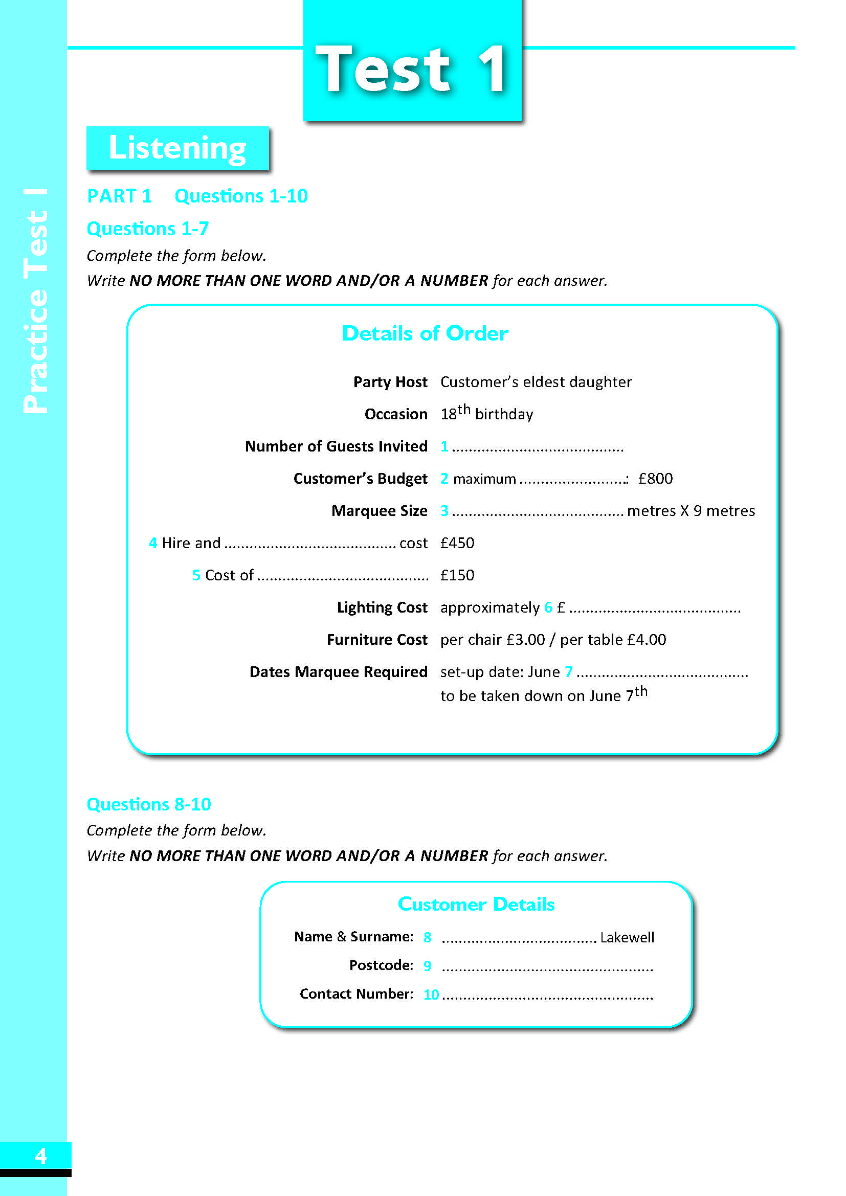 IELTS in Depth 3 (6.5 - 7.5+) - 6 Pratice Tests
