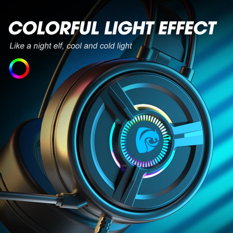 Đèn Led Chuyên Nghiệp Tai Nghe Tai Mèo Có Dây Game Thủ Tai Nghe Có Mic Cho PS4 PS5 Xbox Máy Tính PC Tai Nghe Chơi Game Với Điều Khiển Âm Lượng