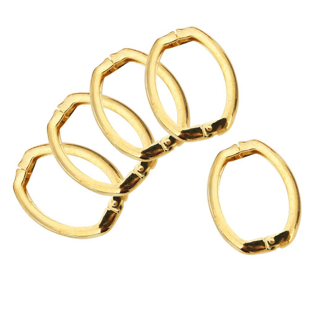 5Pcs Oval Spring Buckle For Bag Purse