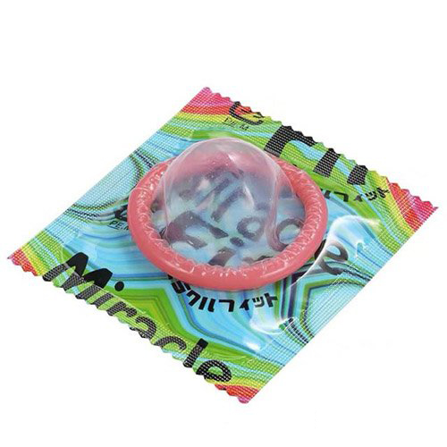 Bcs Size Nhỏ 49 Mm Sagami Miracle Fit - Không Mùi Cao Su - Thiết Kế 3D - 1 Lằn Thắt Chống Tuột - Nhập Khẩu Chính Hãng