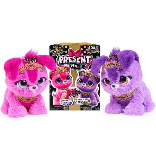 Bộ sưu tập 4 chú cún tương tác như thật Present Pets - Poodles - Yorkies - Kỳ lân thương hiệu RC GIRL