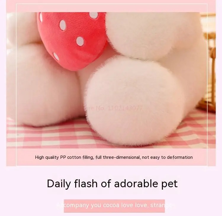 Gấu bông Melody ôm dâu đáng yêu - Size từ 30cm đến 85cm - Quà tặng gấu bông Kuromi mềm mại cao cấp - Gối ôm cho bé