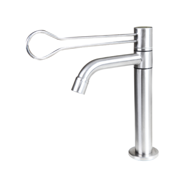 Vòi chậu lạnh dạng cao - WS-0534H - INOX SUS 304
