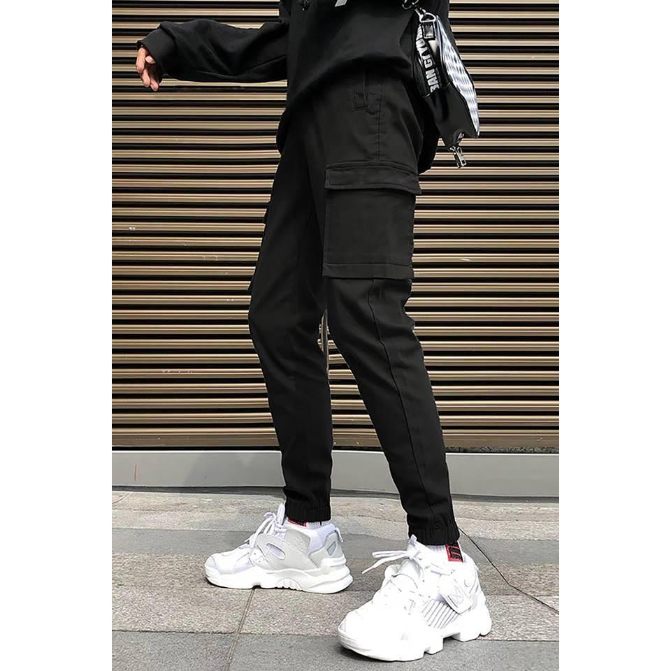 Quần jogger kaki túi hộp unisex