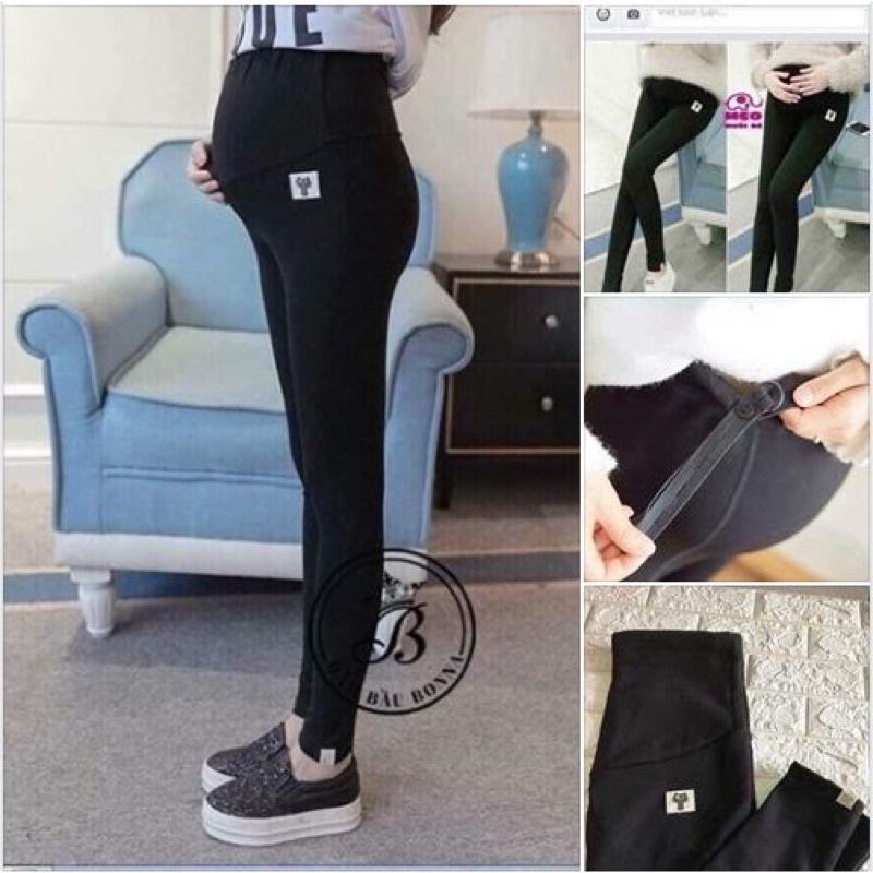 Quần bầu legging cạp cao dày dặn cao cấp