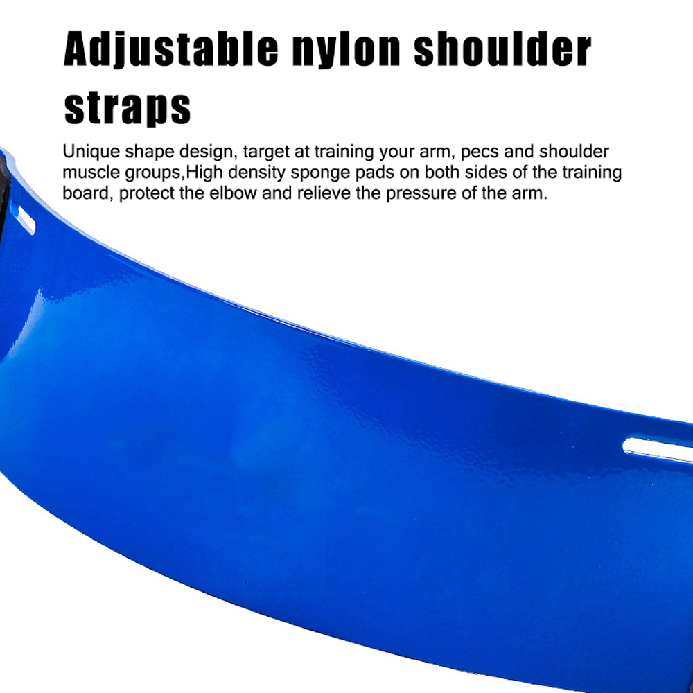 Dụng Cụ Hỗ Trợ Tập Tay Trước Arm Blaster Kết cấu thép với dây đeo vai nylon được gia cố