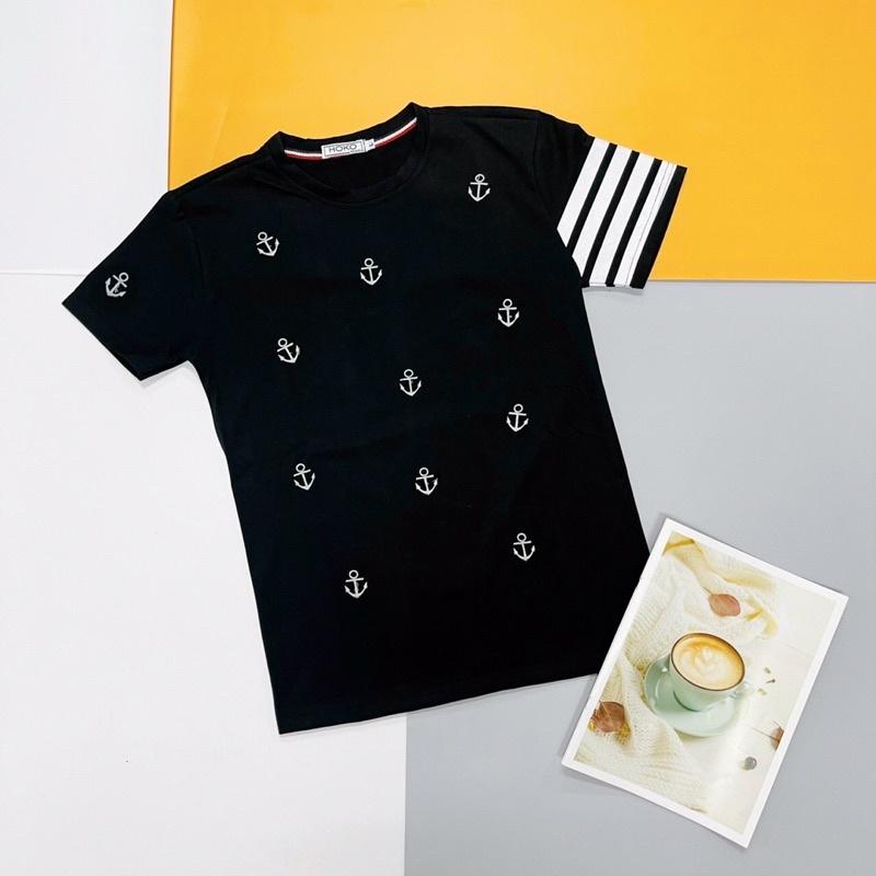 Áo nam cổ tròn thun cotton hàng cao cấp vnxk