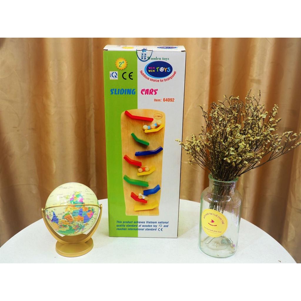 Vách xe rượt đuổi Winwintoys - Đồ chơi vận động, phối hợp tay mắt chất liệu gỗ cao su cao cấp