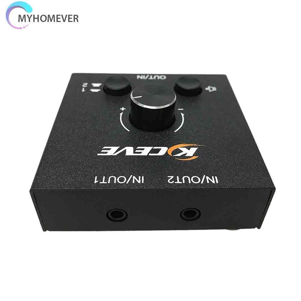 Bộ Chia Âm Thanh 2x1 / 1x2 3.5mm Chất Lượng Cao