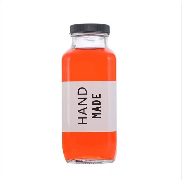 Combo 6 chai thủy tinh dáng vuông cao cấp 500ml