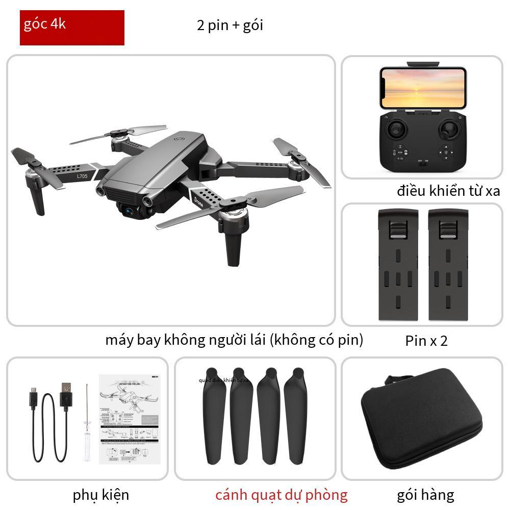 Giao Hàng Nhanh L705 Gấp Máy Bay Không Người Lái 4K HD Chụp Ảnh Trên Không Quadcopter Độ Bền Dài Đồ Chơi Máy Bay Điều Khiển Từ Xa