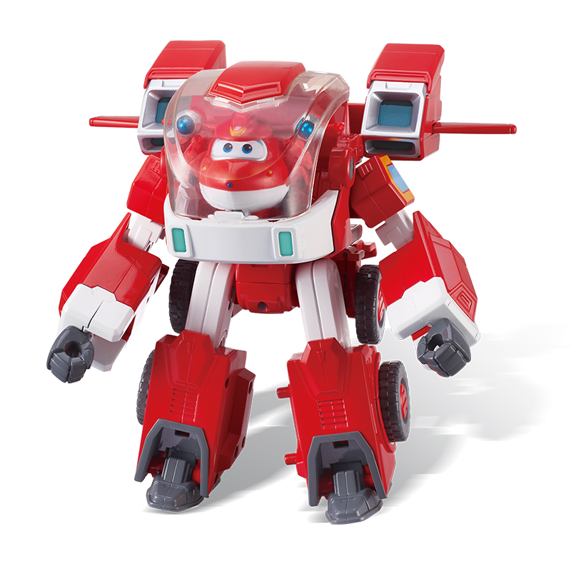 Đồ Chơi Mô Hình SUPERWINGS Robot Biến Hình Mới Kết Hợp Siêu Xe Cứu Hộ Jett Tia Chớp Nân YW750321