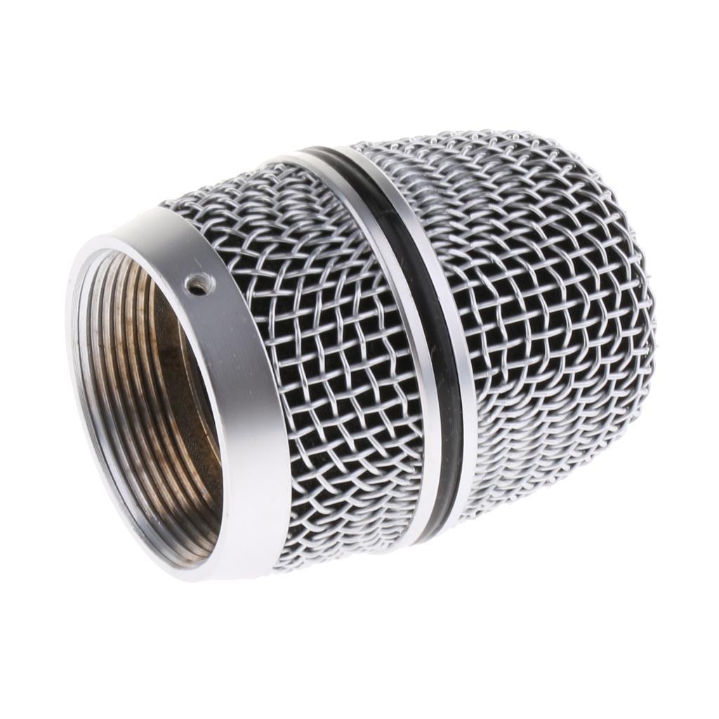 Steel Microphone Grill Head Windscreen Head Cover Grille for Mic Parts