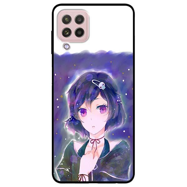 Ốp lưng dành cho Samsung Galaxy A22  / A22  - Nàng Anime Mắt Tím