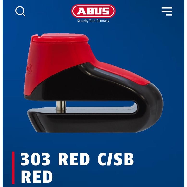 Khóa đĩa xe máy ABUS 303 RED C/SB - MSOFT