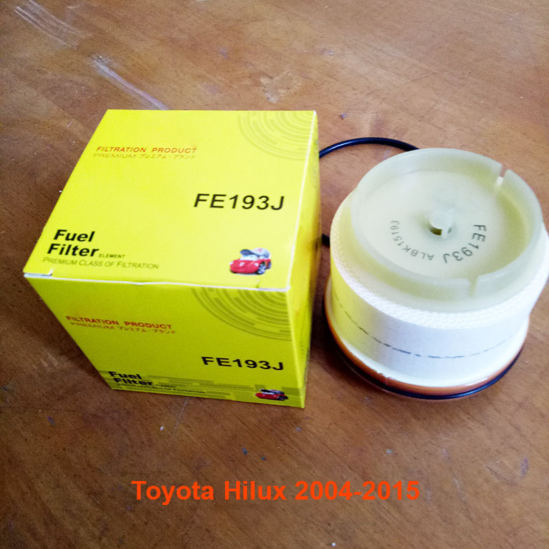 Lọc nhiên liệu, lọc dầu diesel FE193J dùng cho Toyota Hilux 2004-2015 mã phụ tùng 23390-0L030