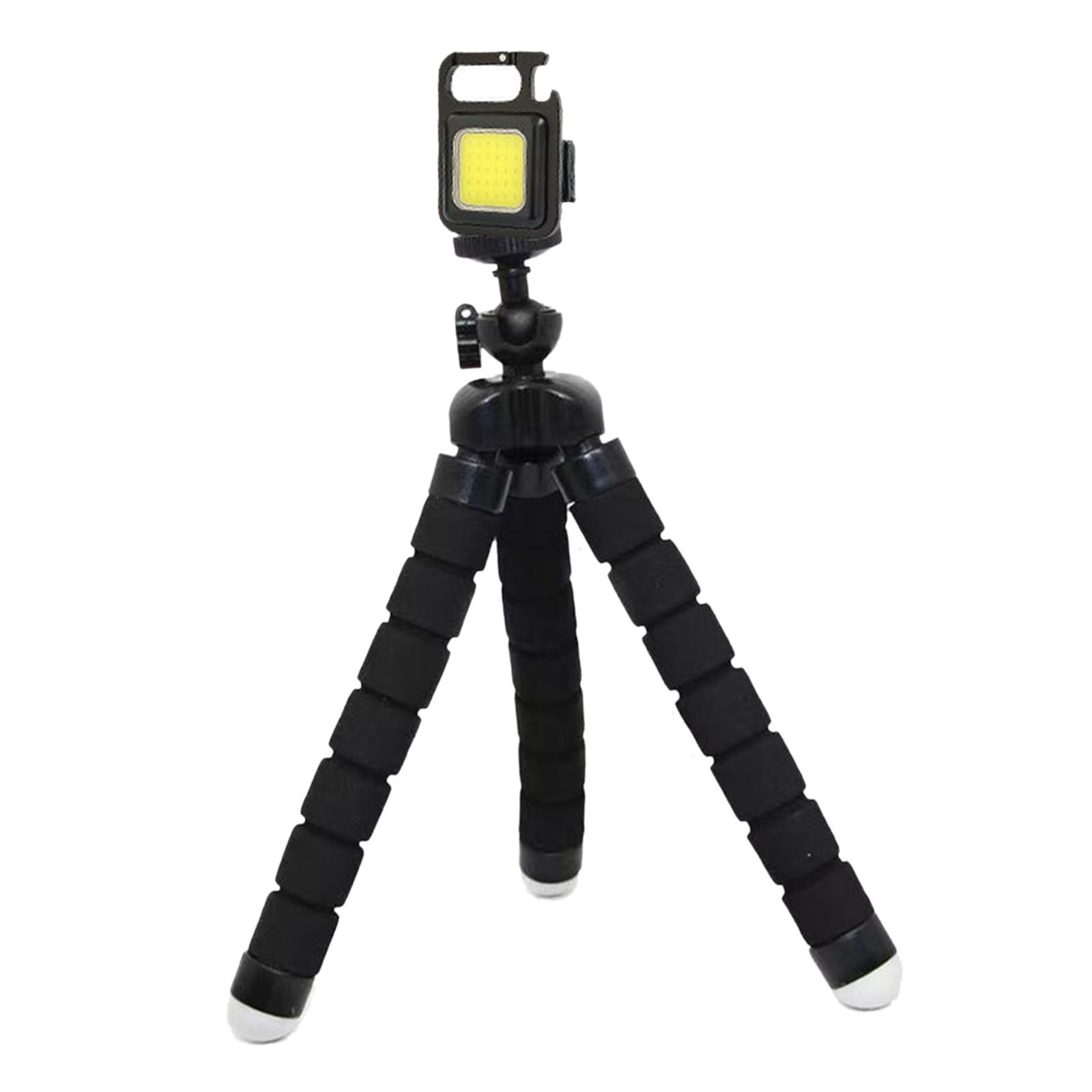 COB Keychain Flashlight  Pocket USB Rechargeable for Climbing Walking