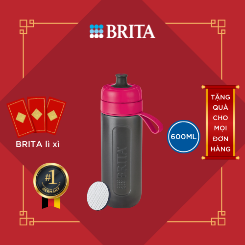 Bình Lọc Nước BRITA Active Pink - 600ml