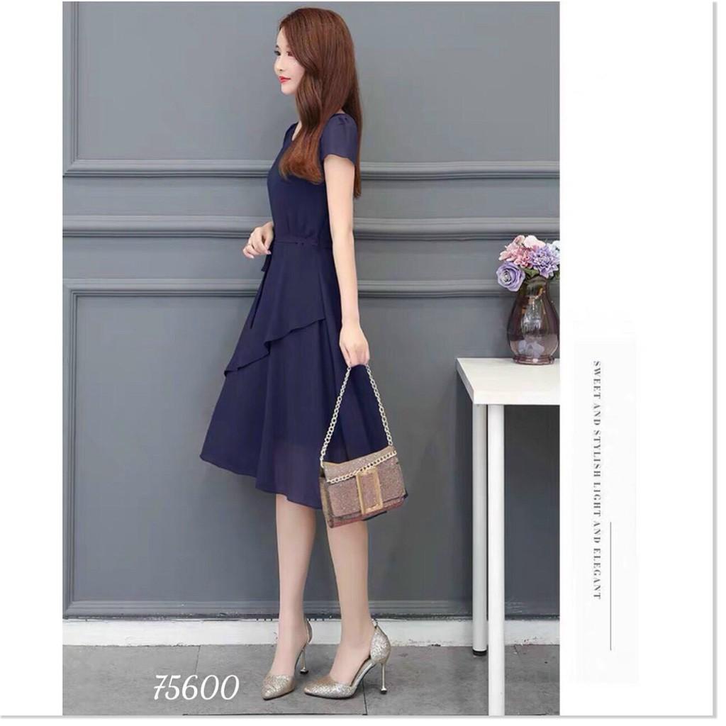 ĐẦM XÒE VOAN CHIFON NỮ CỰC SANG TRỌNG DÀNH CHO CÁC QUÝ CÔ THỜI TRANG LANO STORE
