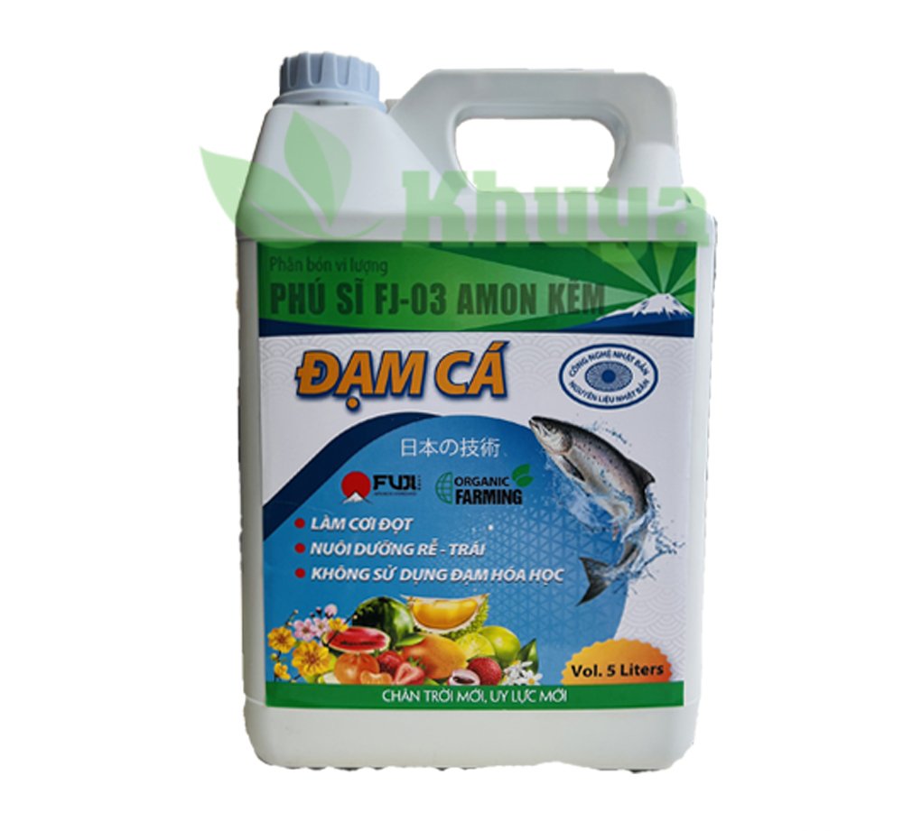 Phân bón vi lượng Fuji Đạm cá 5 lít Nuôi dưỡng Rễ - Trái