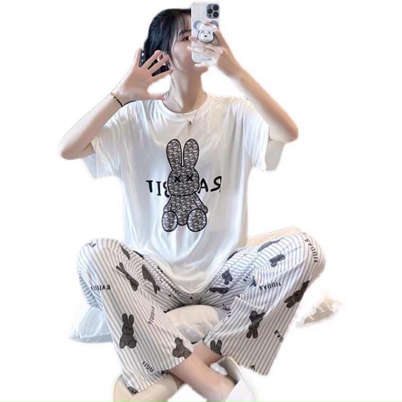 Đồ bộ thun hình gấu đen