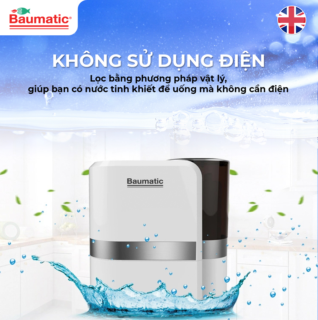 Máy lọc nước Ultra Baumatic BWF70W - Thương hiệu của Anh 