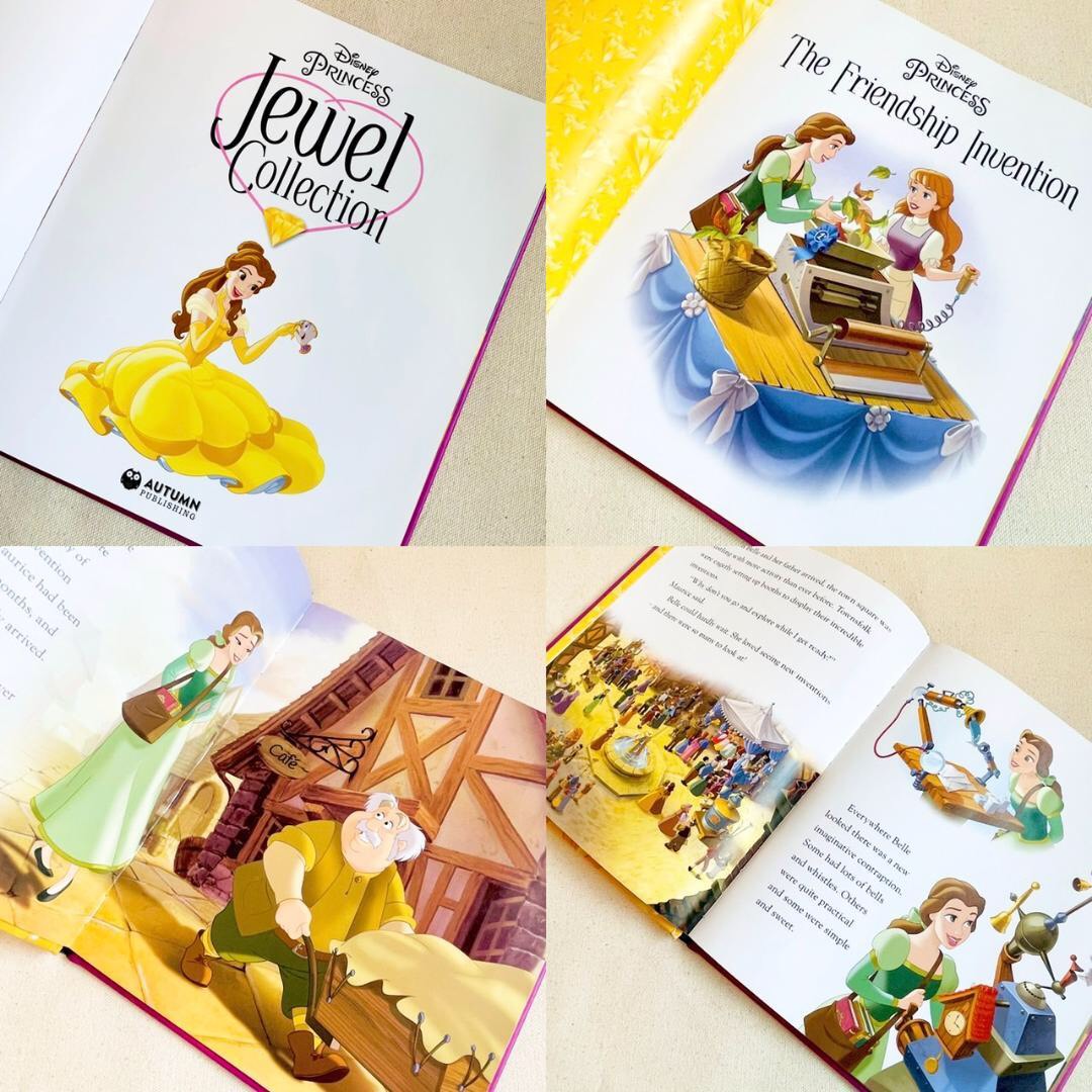 Sách tiếng anh cho bé kèm quà tặng Disney Princess Beauty and the Beast: Jewel Collection