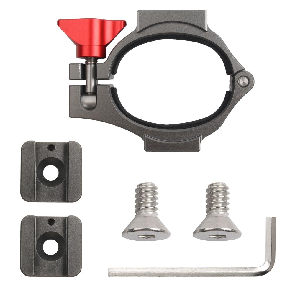 Giá đỡ kẹp mở rộng với 2 đế gắn cho micrô LED Phụ kiện ánh sáng cho DJI OSMO Mobile